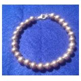 8" STERLING SILVER BRACELET 13.4GRAMS