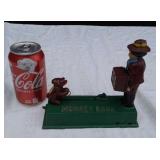 CAST IRON MONKEY BANK