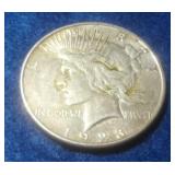 1923-S PEACE SILVER DOLLAR