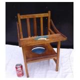 WOODEN POTTY CHAIR