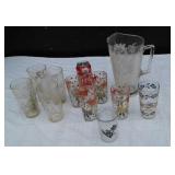 PITCHER & GLASSES