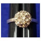 SZ.7 STERLING SILVER RING 2.4GRAMS