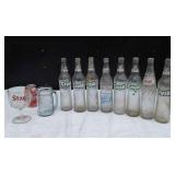 OLD SODA BOTTLES: STAG BEER GLASS