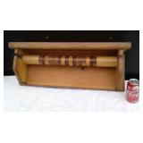 WALL MOUNT ROLLING PIN