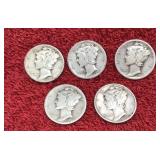 6 MERCURY DIMES