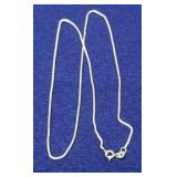9" STERLING SILVER NECKLACE 2.71GRAMS