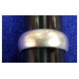 SZ.7.5 STERLING SILVER RING 6.61GRAMS