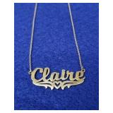 9" STERLING SILVER NECKLACE 2.65GRAMS
