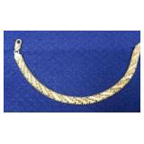 7" STERLING SILVER BRACELET 14.69GRAMS