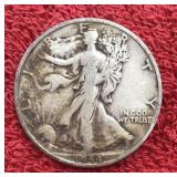 1944 WALKING LIBERTY SILVER HALF DOLLAR