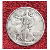 1945-S WALKING LIBERTY SILVER HALF DOLLAR