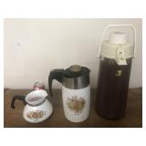 Coffee Pots Including Corning-ware