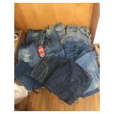 8 pair Blue Jeans
