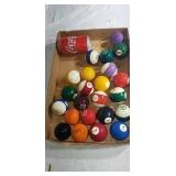 Pool balls.