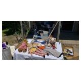 Early kids push around  toy stroller dolls