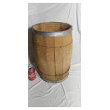 Wood nail keg.