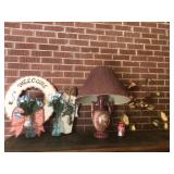 Victorian table lamp and more