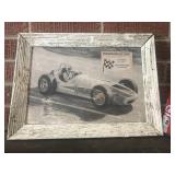 Vintage Carling Brewing Co. Framed Indianapolis