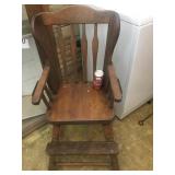 Wooden High Chair