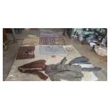 Hang made rugs Old  clothing