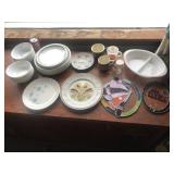 Corelle-ware dishes and more