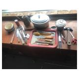 Cookware, Fiskars knife and more