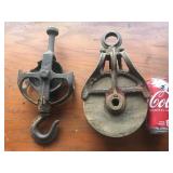 Primitive Barn Pulleys