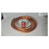 Roll of copper tubing.