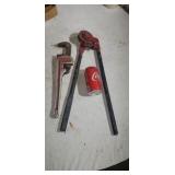 Ridgid 14" Aluminium pipe wrench & tubing bender.
