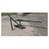Old horse drawn plow rough shape