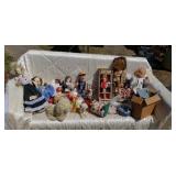 Dolls &  Shirley Temple doll  doll stands.