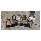 High chair dull furniture