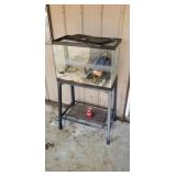 Aquarium with accessories