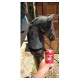 Cast Iron Horse head hitching post