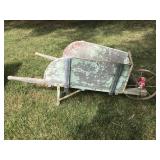 Primitive Wheel Barrel