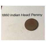 1860 Indian Head Penny