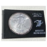 2001 American Eagle .999 Fine Silver