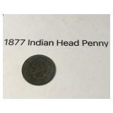 1877 Indian Head Penny