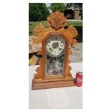 Attleboro oak mantel.