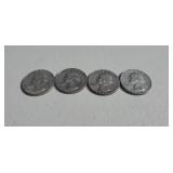 4-1964 Silver Quarters