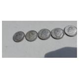 5-1963 Silver Dimes