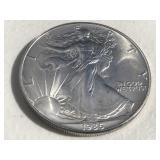 1986 American Eagle .999  Fine Silver Dollar