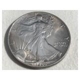 1986 American Eagle .999 Fine Silver Dollar