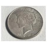 1922-D Peace Silver Dollar