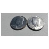2 1776-1976 l Silver Kennedy Half