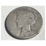 1924-S Peace Silver Dollar