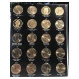 (20) U.S. president Dollar Coin Collection Book