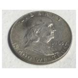 1963 Silver Franklin Half Dollar
