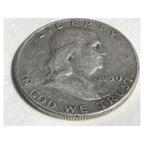 1950 Silver Franklin Half Dollar