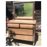 Antique Dresser & Mirror